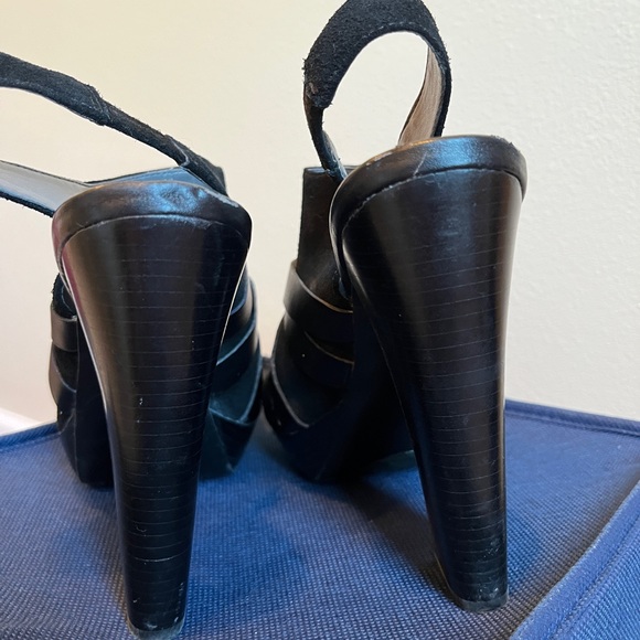 Calvin Klein black size 9 block heels - Picture 5 of 8